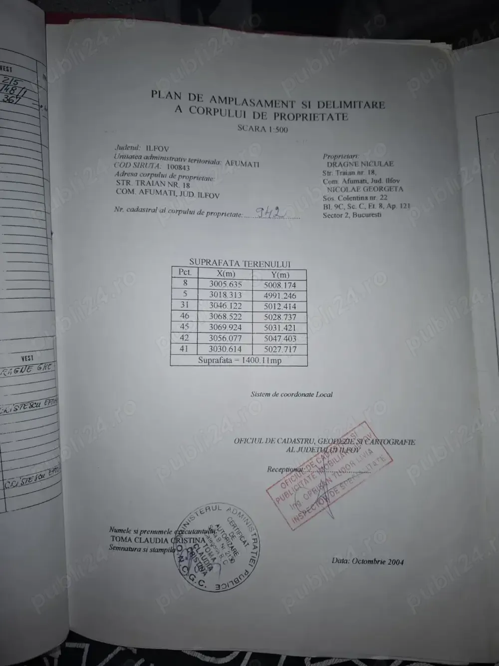 VIND casa curte Afumati