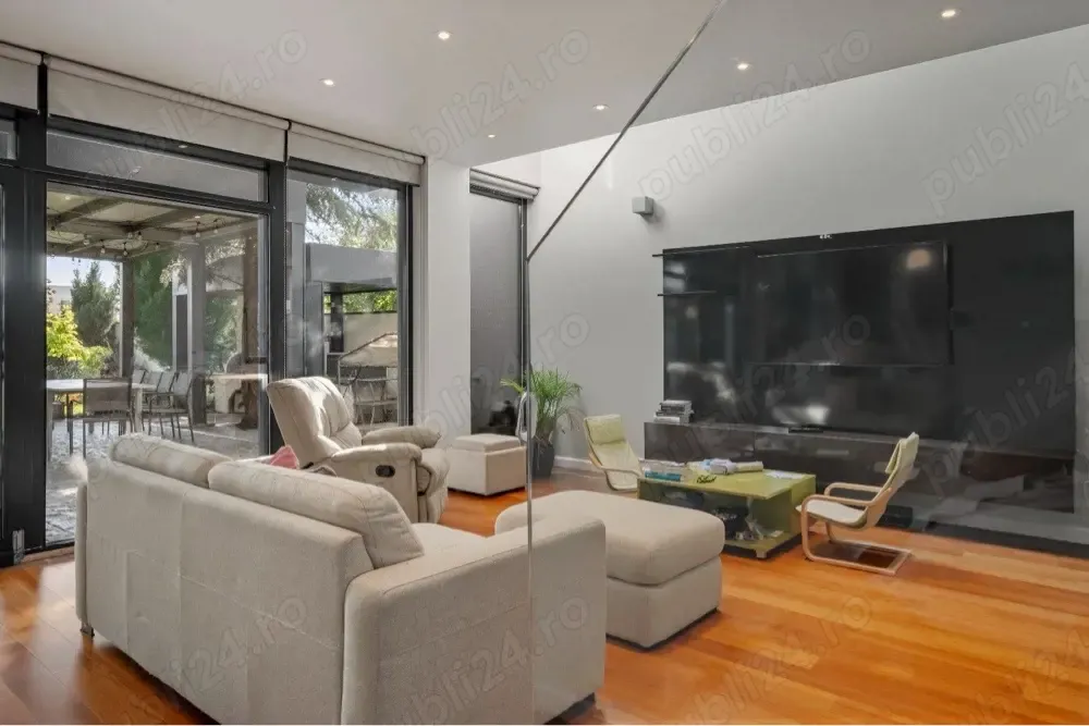 Vilă premium stil mediteranean   teren mare + piscină