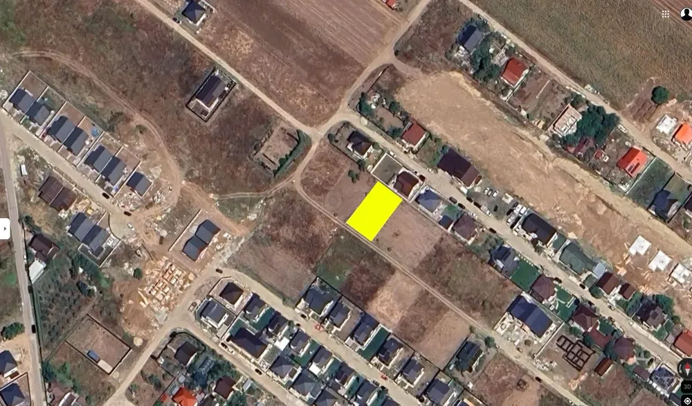 Teren intravilan 531 mp - pentru Casă mare sau Duplex | Deschidere 18,3 m | Comuna Berceni (Ilfov)