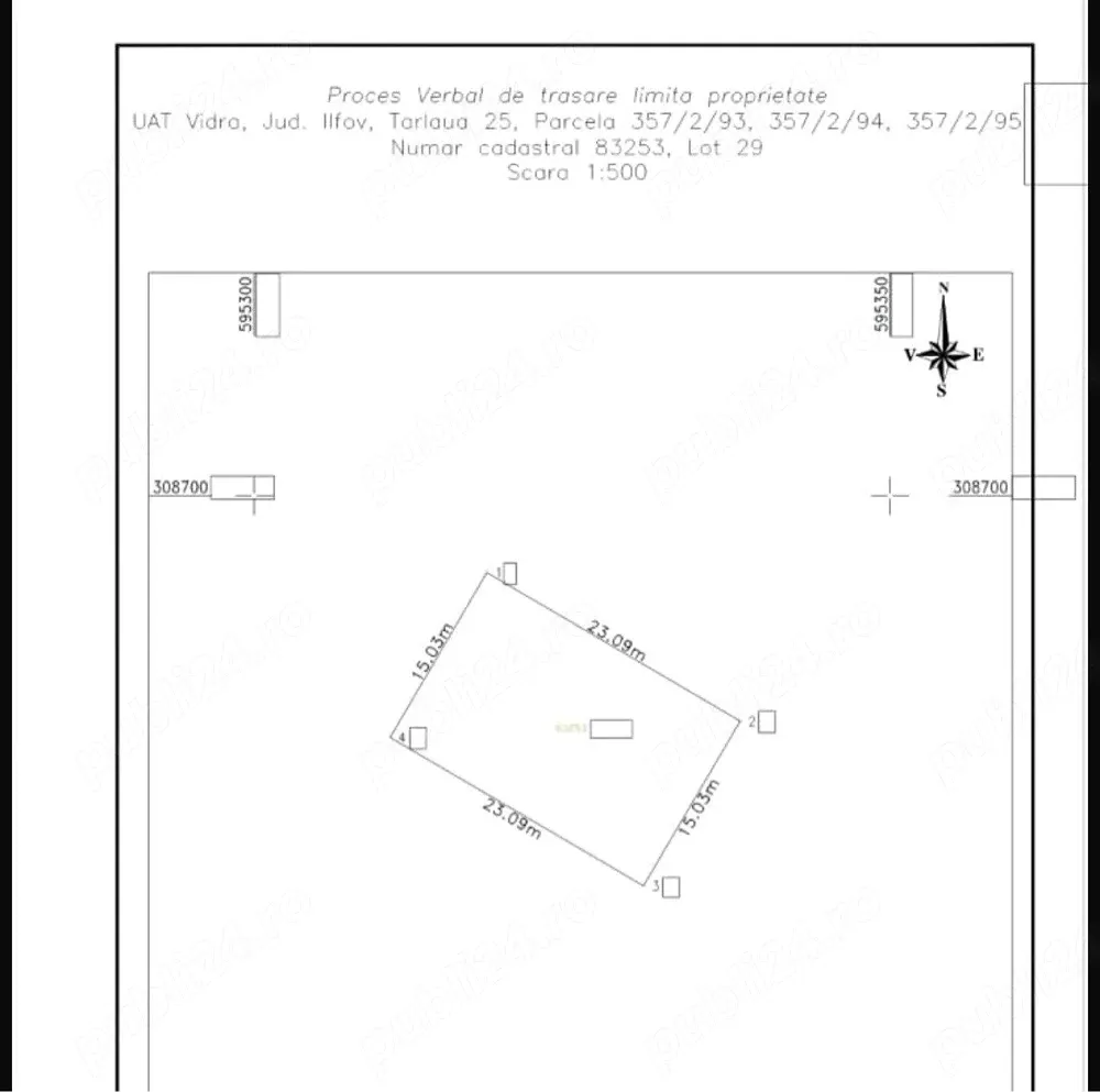 Teren intravilan, Comuna Berceni, Vidra