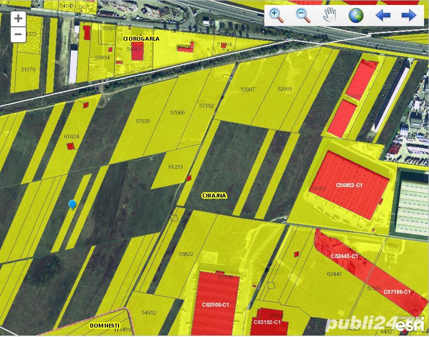 Teren intravilan in Chiajna, Autostrada Bucuresti Pitesti