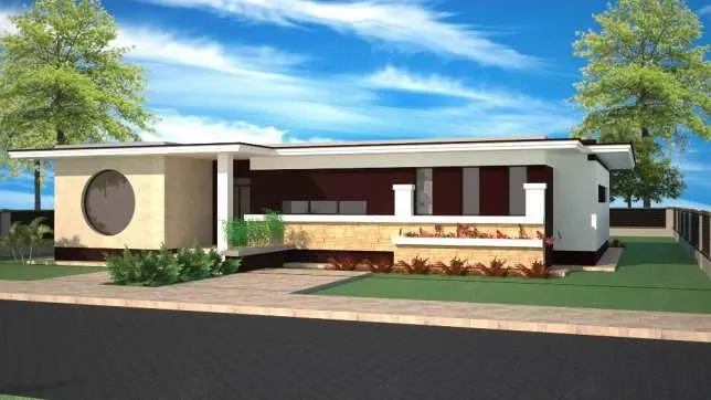 Casă parter, stil mediteranean Domnesti