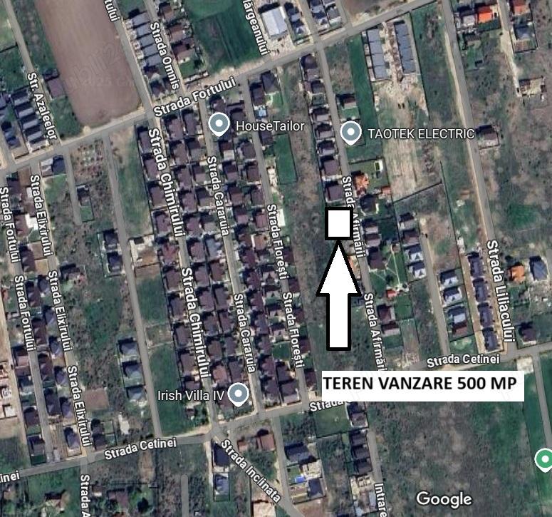 Vand teren Domnesti, Ilfov, 500mp, apa, teren intre case, 40.000 E