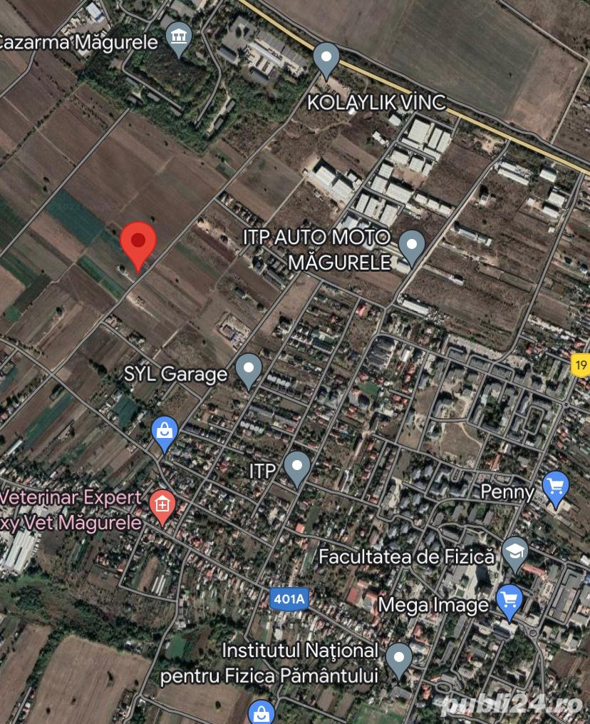 Vând teren intravilan 2500 mp, Măgurele, Ilfov.