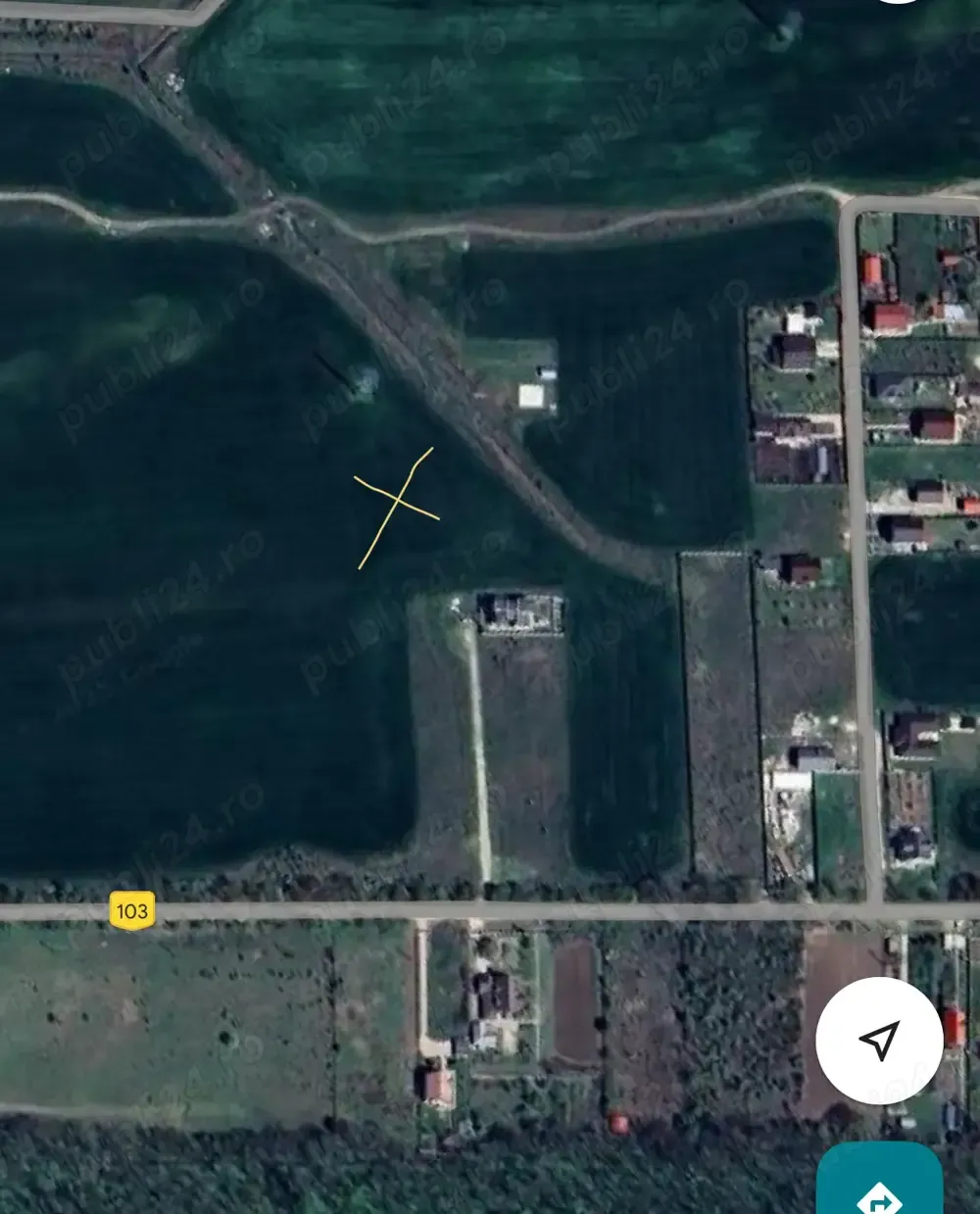 Vand teren Magurele lângă  pădure, între vile noi, acces rapid la A0, noua sosea de centura.