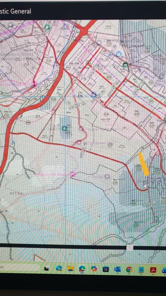 Vand teren în Borhanci, PUZ în lucru, 5682 Mp, 850 Eur/Mp