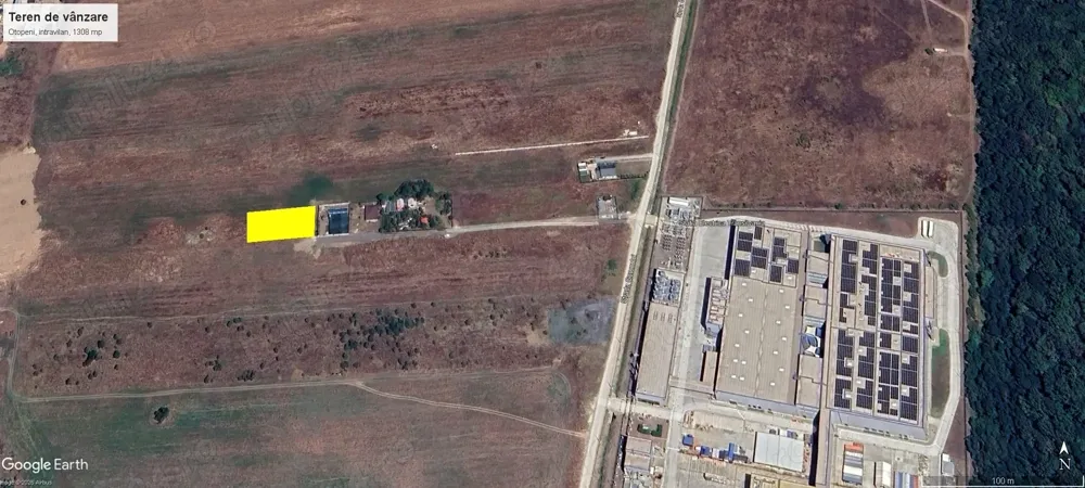 Teren intravilan de vânzare, 1308 mp, Otopeni IF