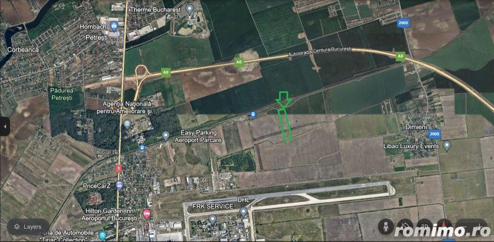 Otopeni Gara Balotesti teren 23.300 mp cu o deschidere de 50 metri