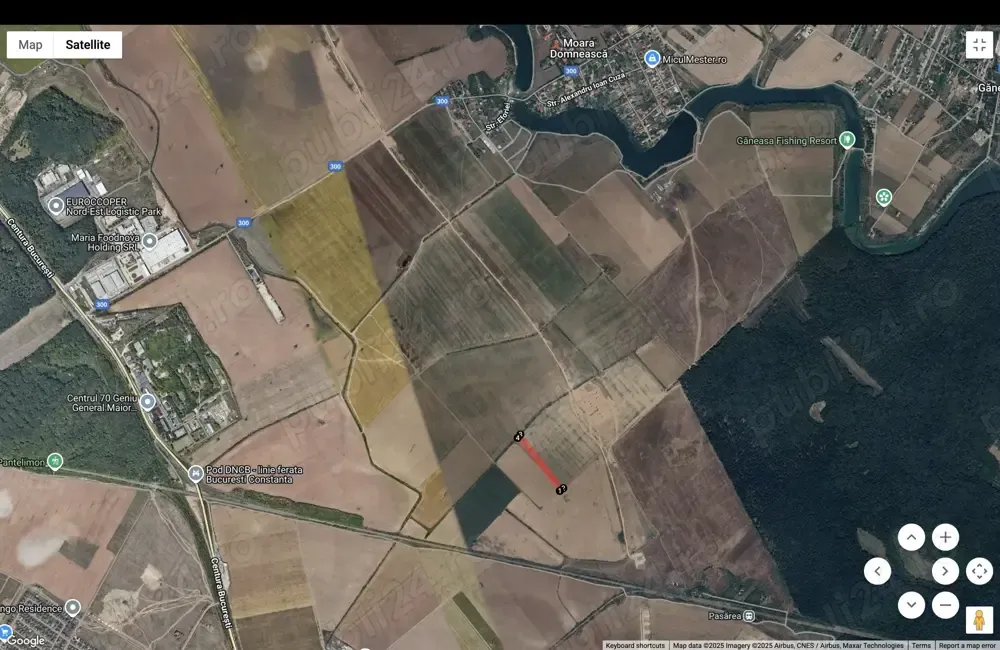 Teren Pantelimon 7500mp langa A0 - 50euro mp