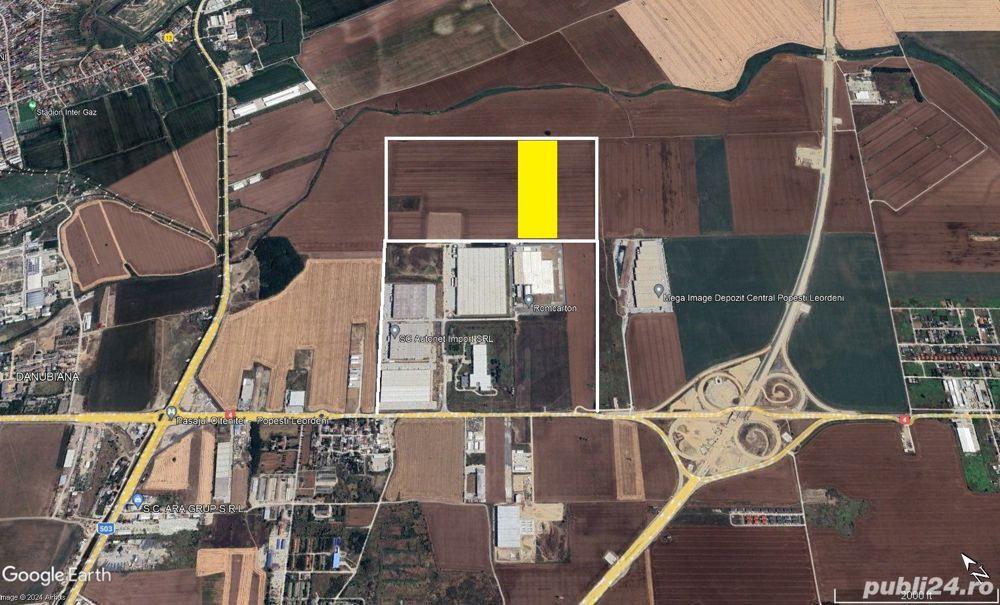 Teren industrial cu PUZ aprobat 95.000 mp