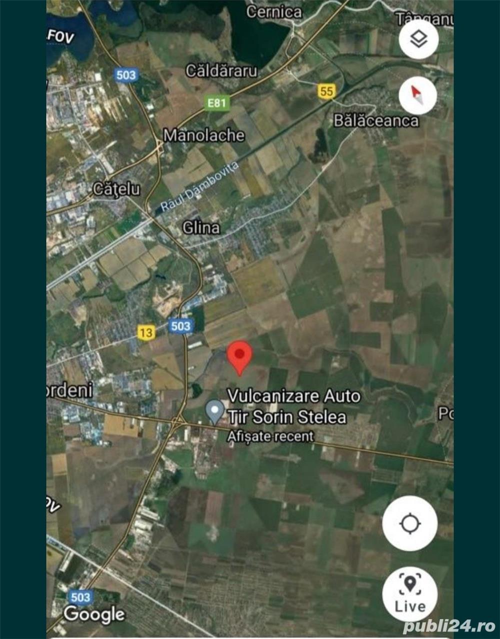 teren intravilan vanzare  Glina - Popesti-Leordeni