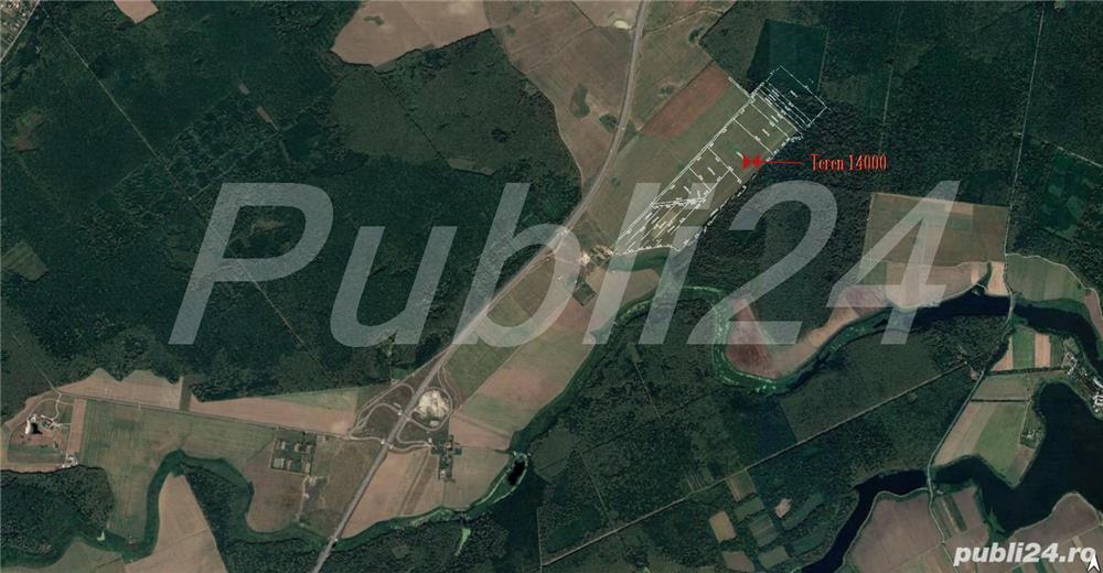 Teren 1,4ha  Snagov 10 euro mp