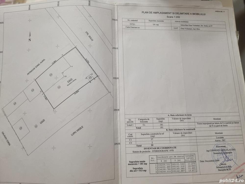 Casa la curte de vanzare in Voluntari