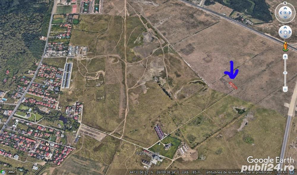 Vanzare teren Pipera 1232 mp, 250 euro mp, intravilan.
