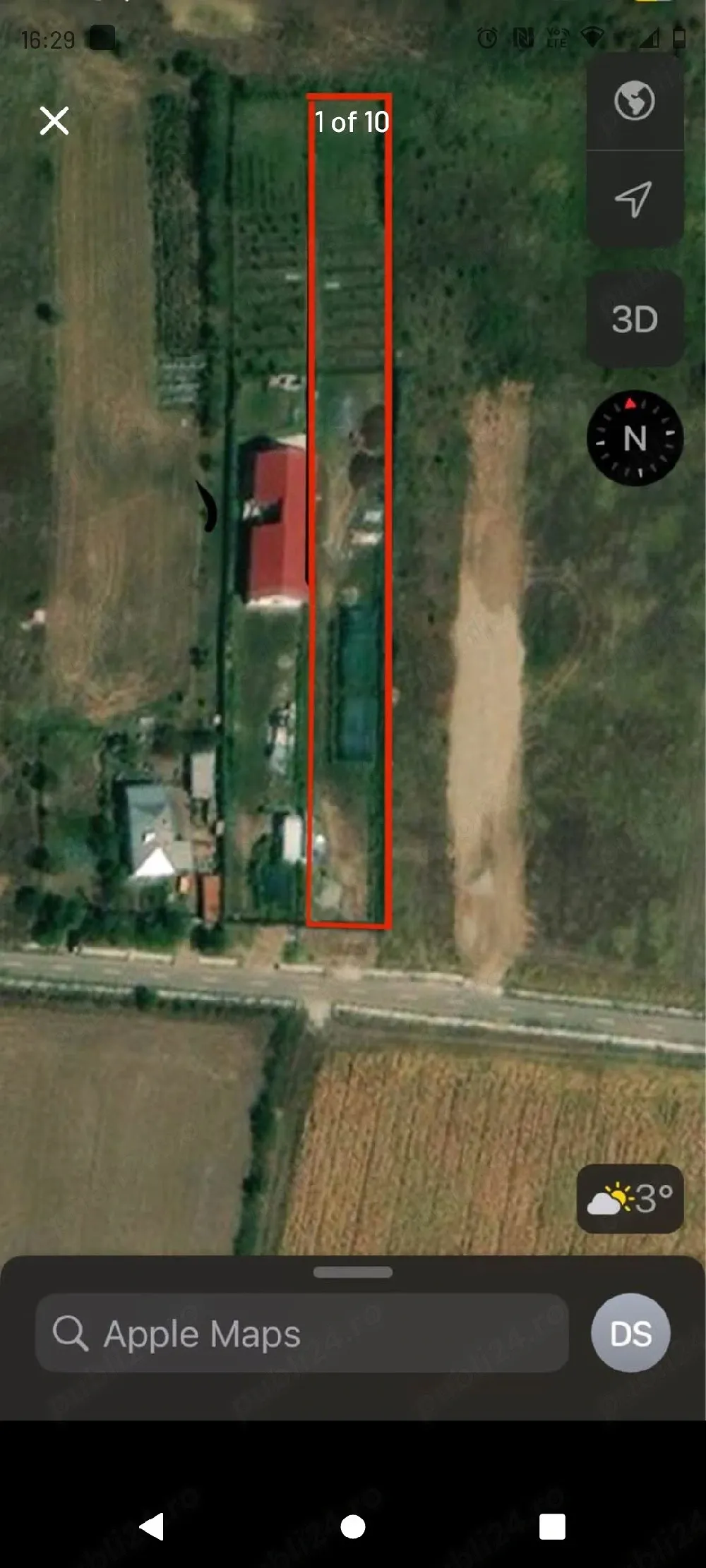 Teren 2.450 mp + fundație + utilități   la 10 minute de Craiova (Izvor   Simnicu de Sus)  119.000