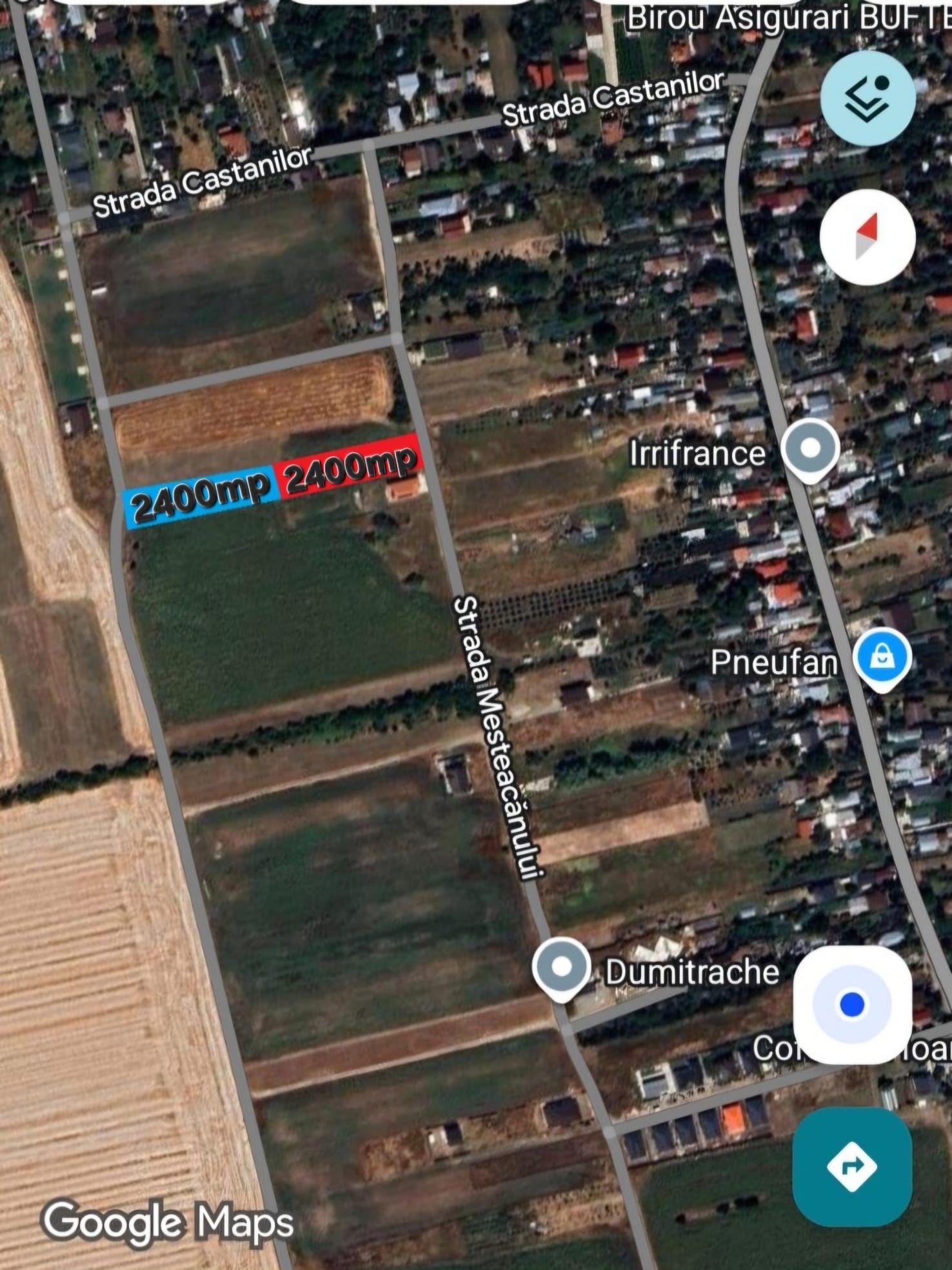 Vând teren în Buftea- Flamanzeni 2400mp sau 4800mp - imagine 1