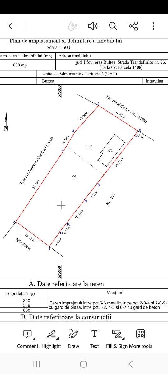 Teren de vănzare în Buftea - imagine 1