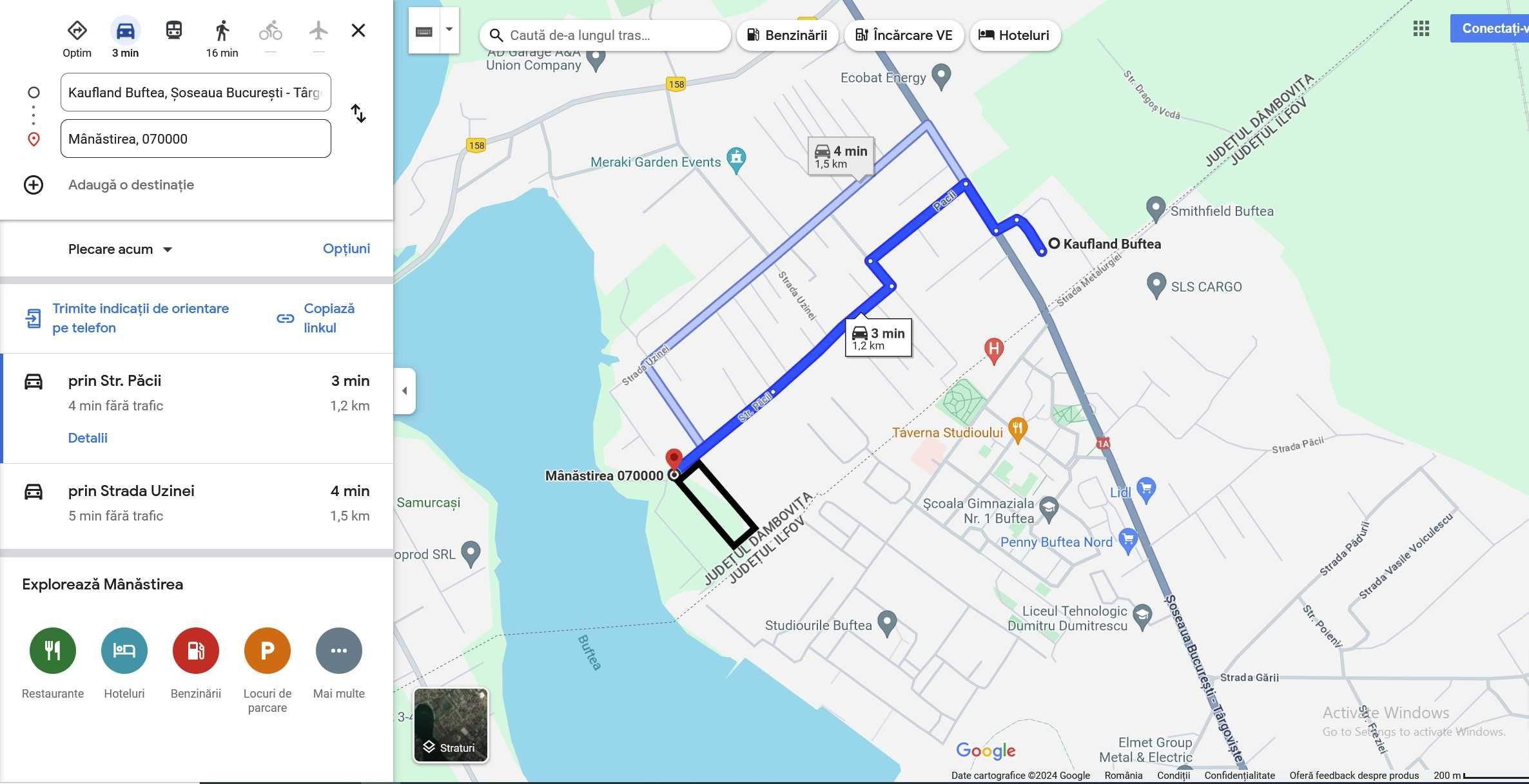 Teren Buftea in spate la PRO TV la Lac 7400mp