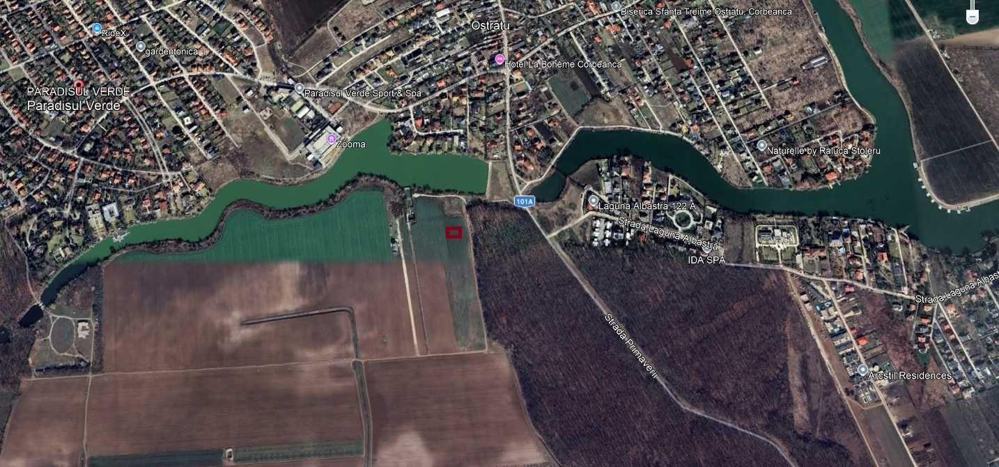 Teren intravilan in Corbeanca (Tamasi) -  langa lac si padure - imagine 1