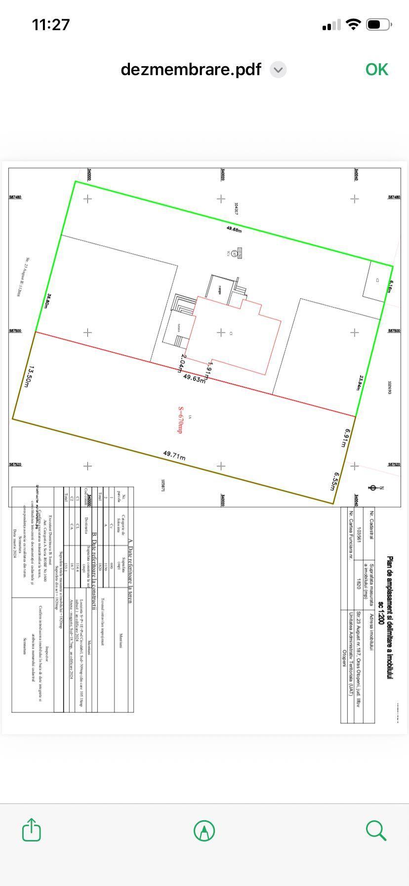 Vând teren 670mp Otopeni - imagine 1
