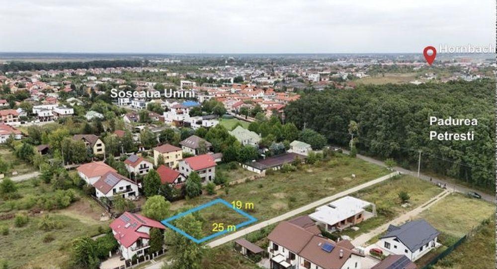 Teren 471 mp utili Corbeanca Padurea Petresti, schimb cu ap in Otopeni