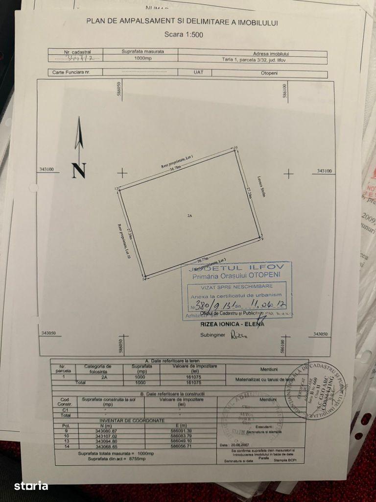 Vand teren zona fermei otopeni