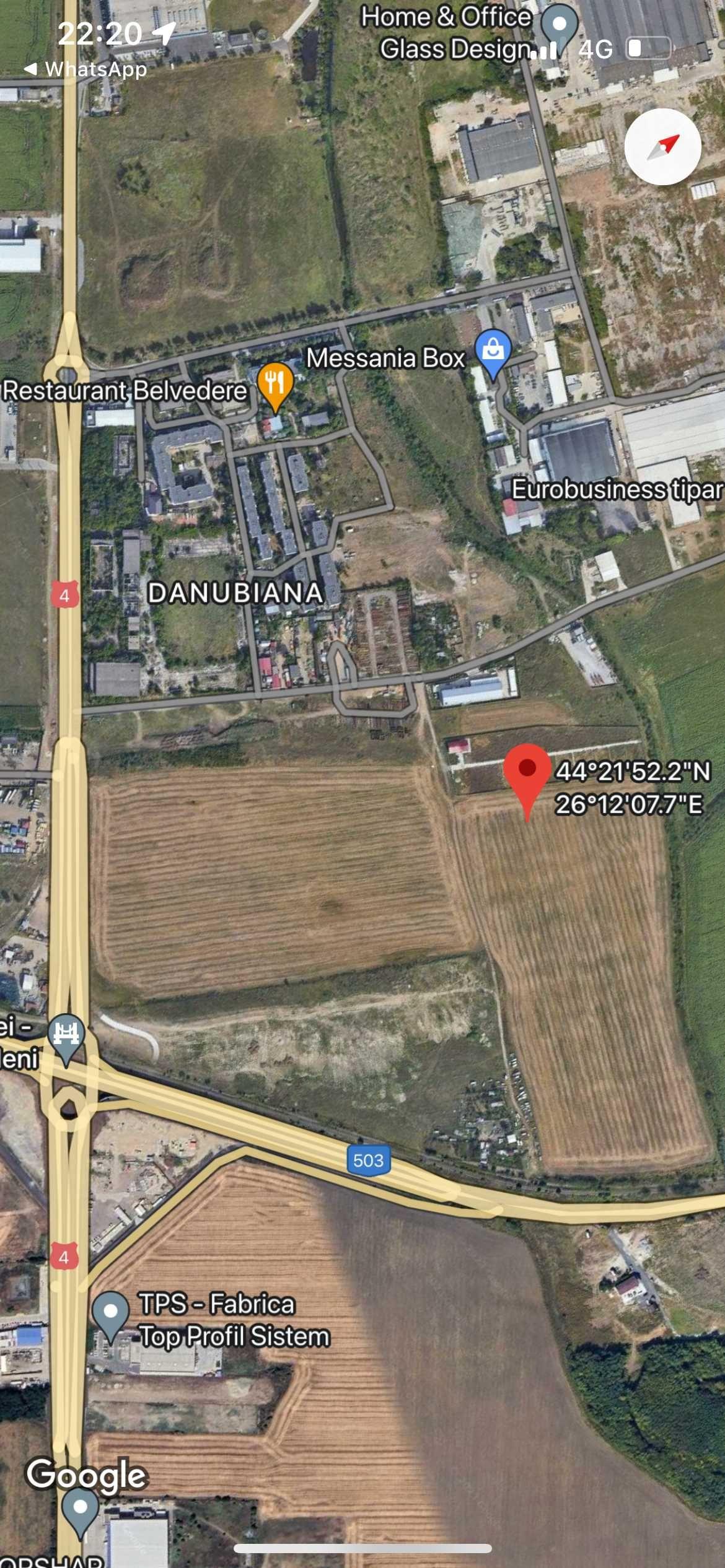 Teren Intravilan Popesti Leordeni Danubiana 5.000 mp