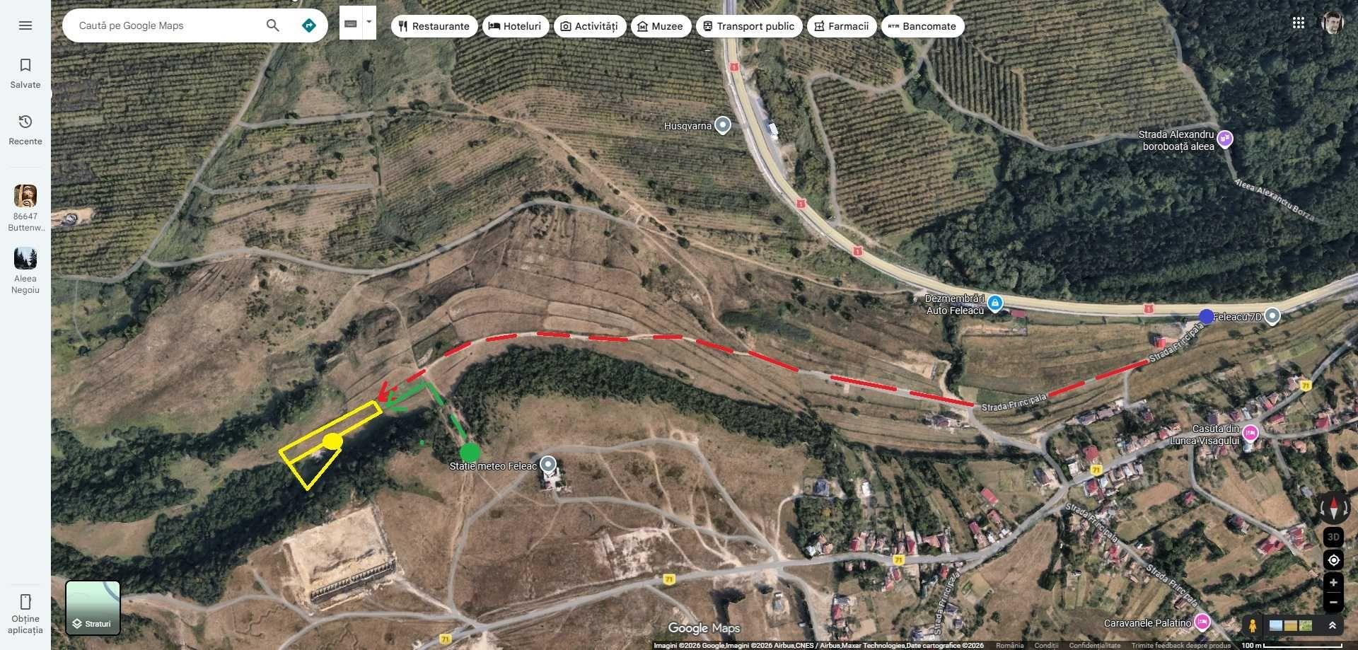 Vand/schimb 4000mp intravilan Feleacu cadastru+CU; super panorama Cluj - imagine 1