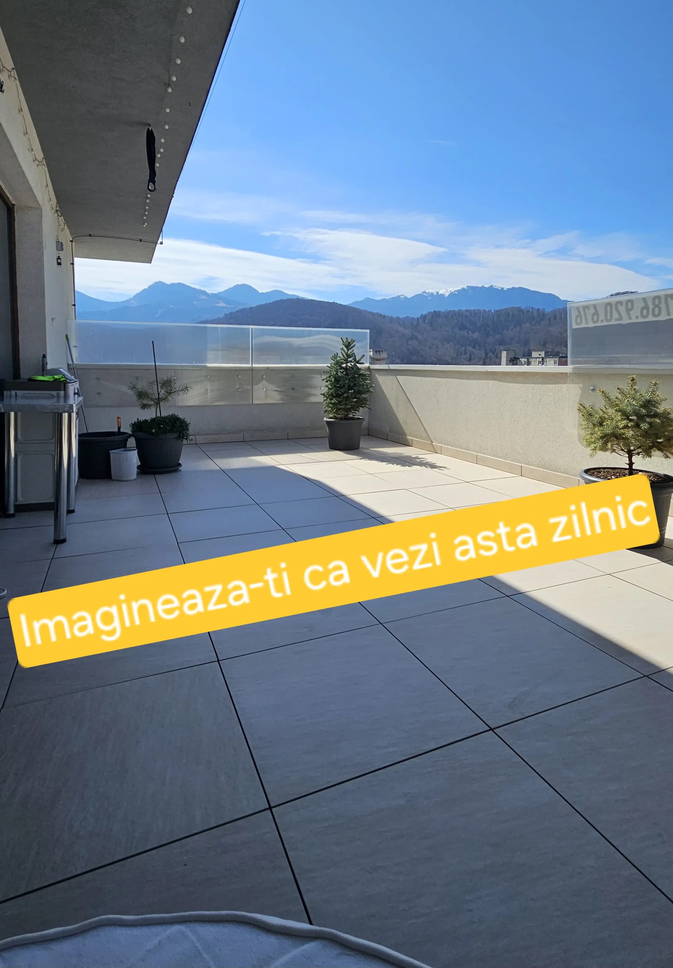 Apartament 4 cam. spectaculos 178 mp cu vedere panoramica