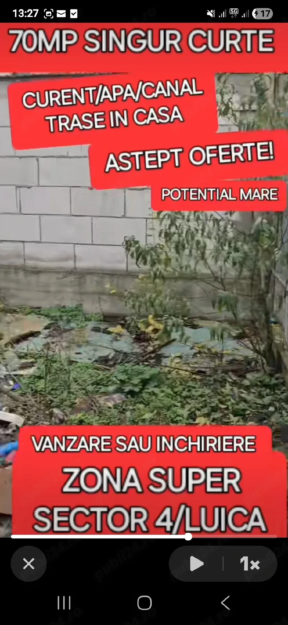 VANZARE SAU INCHIRIAT CASA MICA LUICA Sector 4 Curte Mica SuperZona Strada Privata NecesitaRenovare