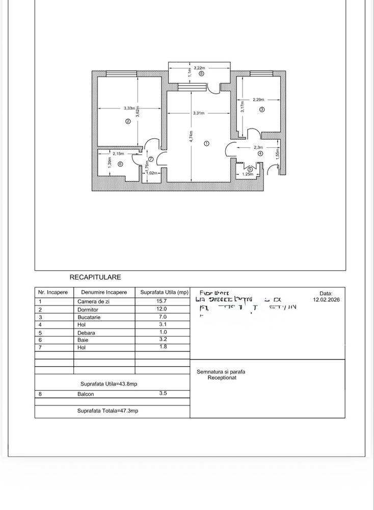 Apartament 2 camere Craiovei - imagine 1