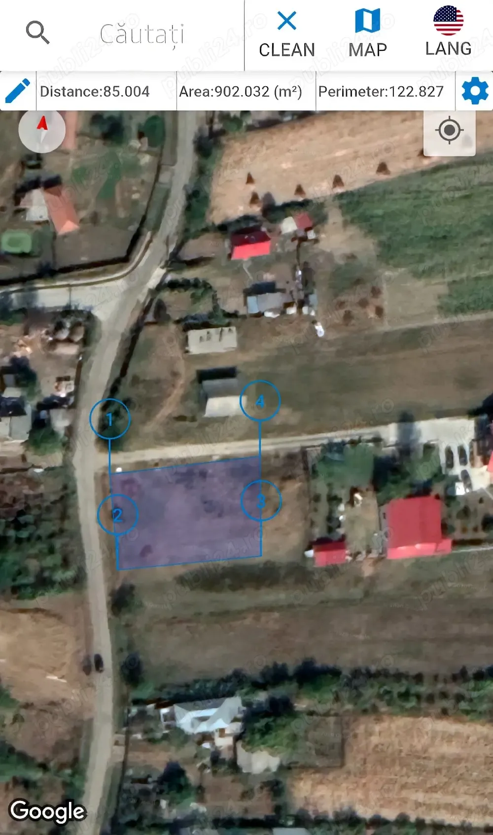 Teren Intravilan Albota, 901 mp