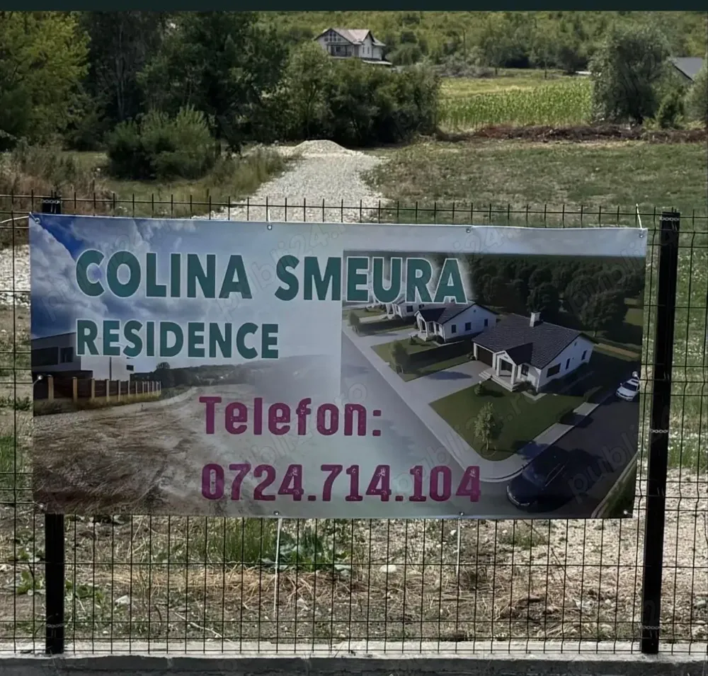 Teren intravilan 400mp Smeura Mosoaia toate utilitățile la asfalt