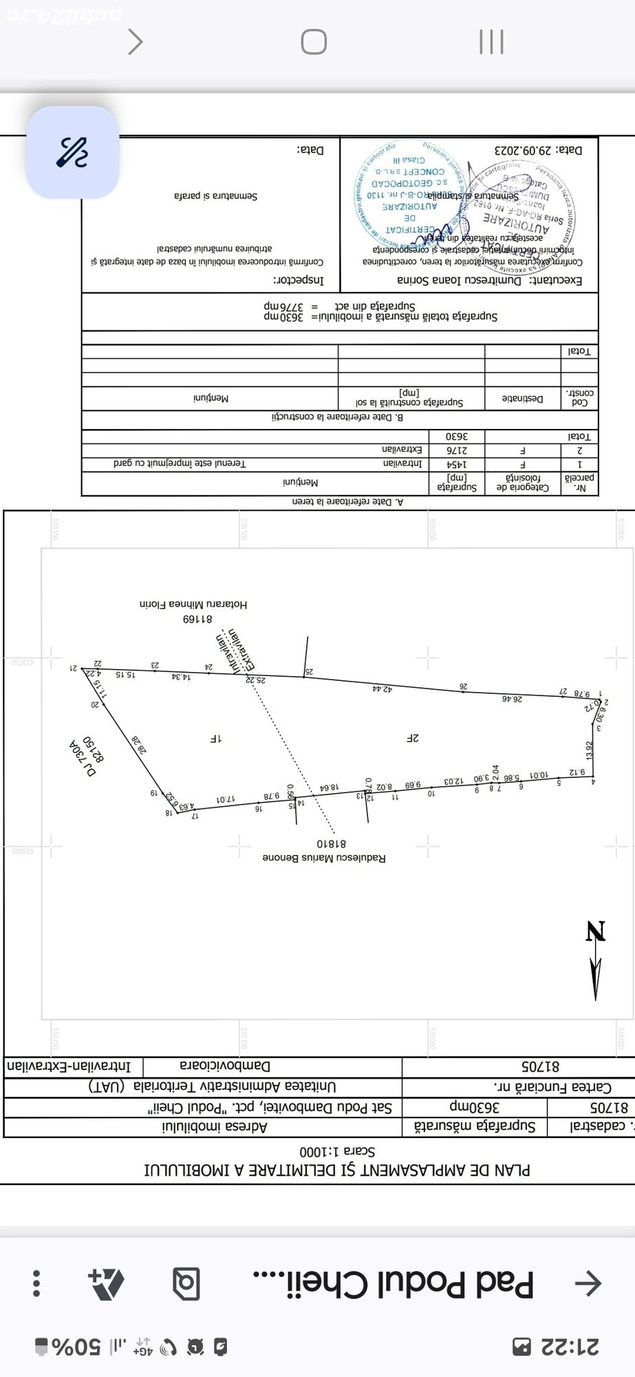 Teren vanzare valea Cheii-Dâmbovicioara
