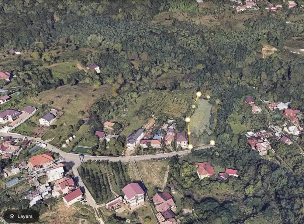 Teren Ramnicu Valcea - punct Poenari