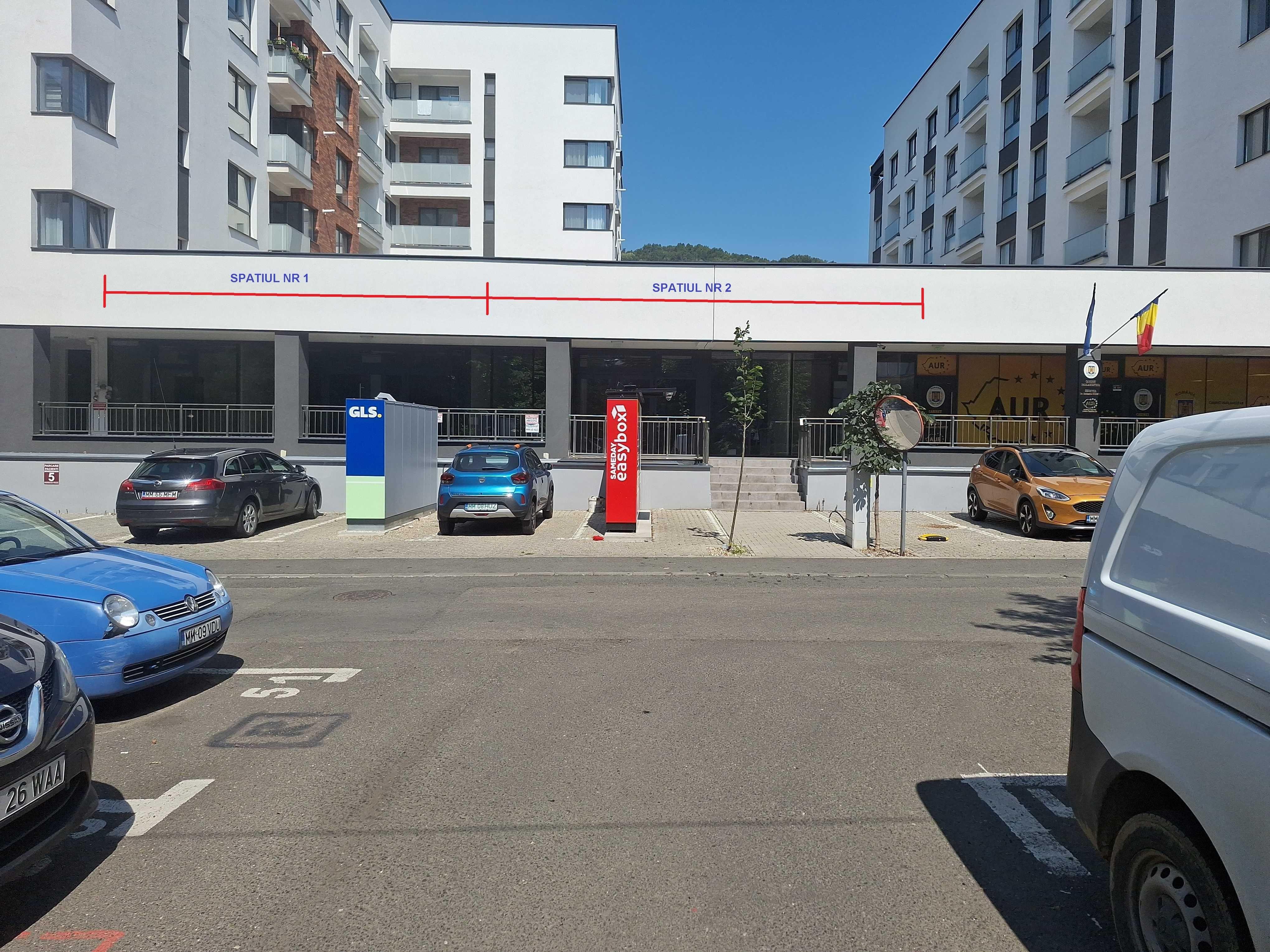 Persoana fizica ,inchiriez DOUA SPATII COMERCIALE, alaturate, de 173