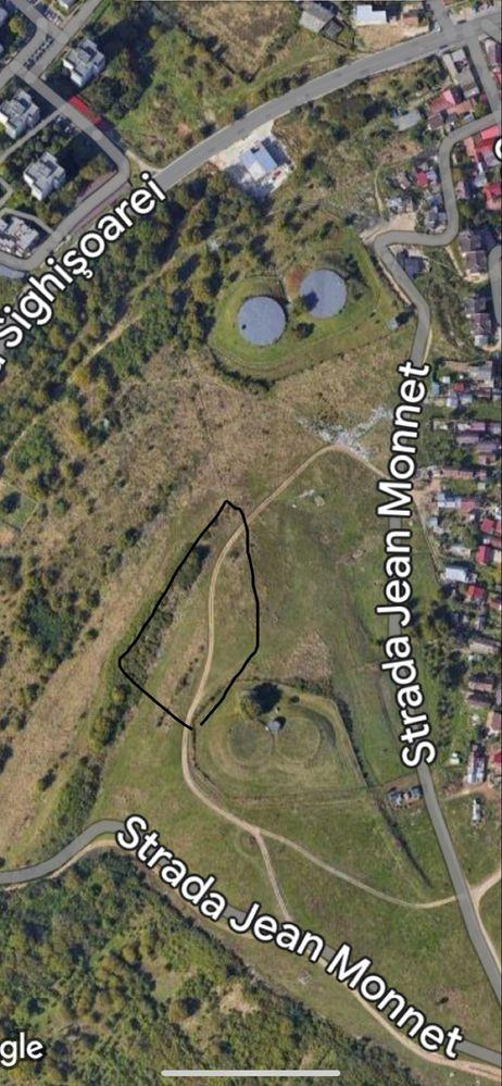 Teren intravilan 5550mp,calea Sighisoarei cu CF nou - imagine 1