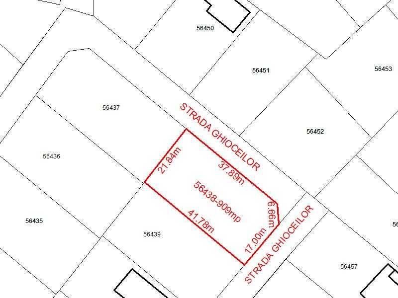 909 mp - teren intravilan dublu front stradal