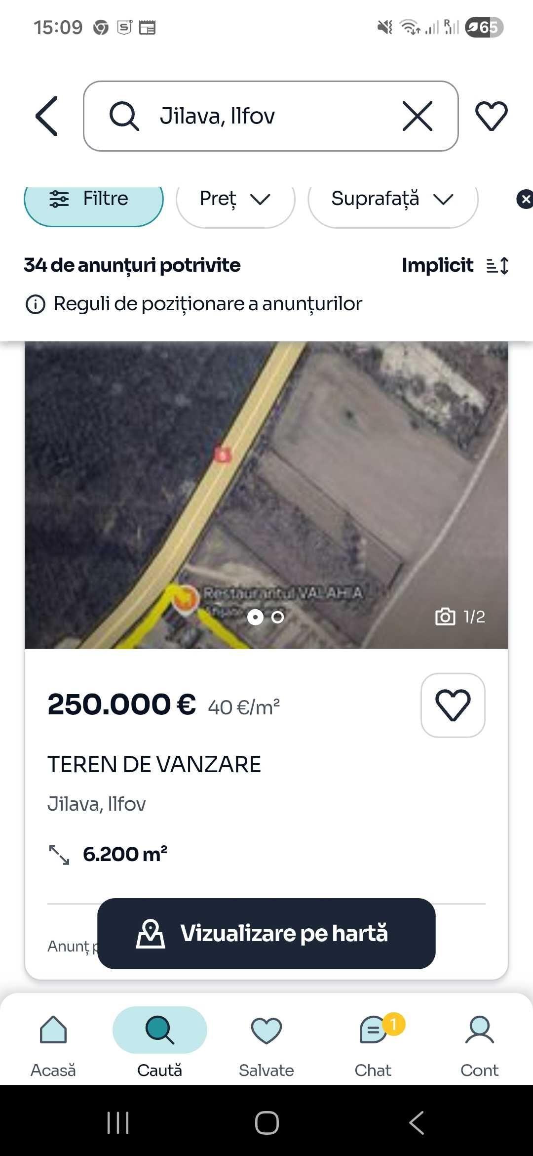 Teren de vanzare in jilava , DN5 , Sosea Giurgiului 333, 6200 mp. Categoria intravilan pret 40 €/mp. - imagine 1