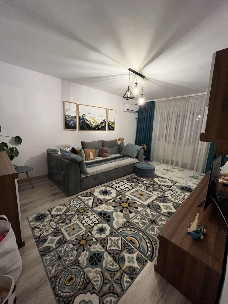 Apartament 3 camere 2 bai decomandat Frumoasa mobilat utilat