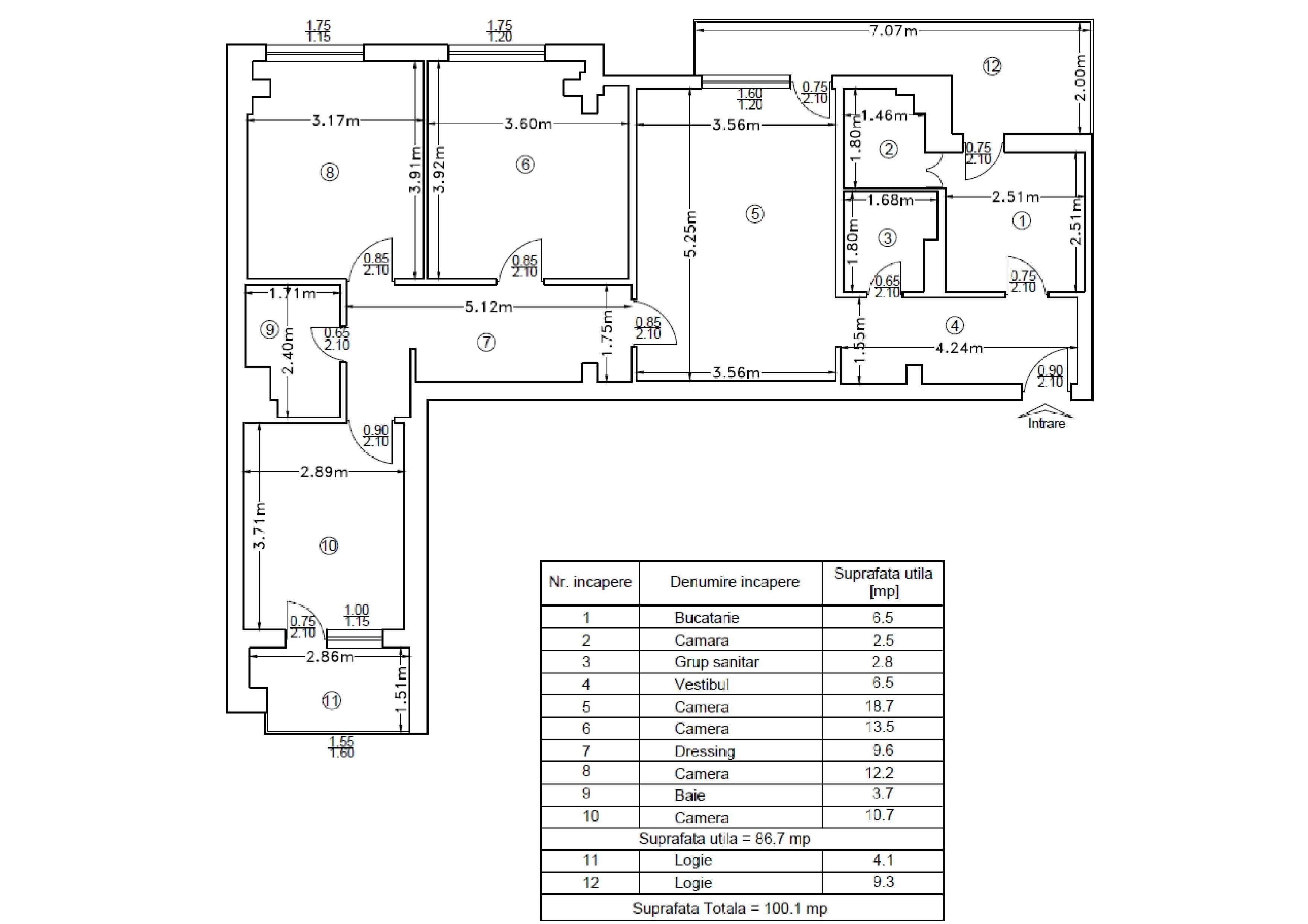Apartament 4 camere Iasi, zona centrala