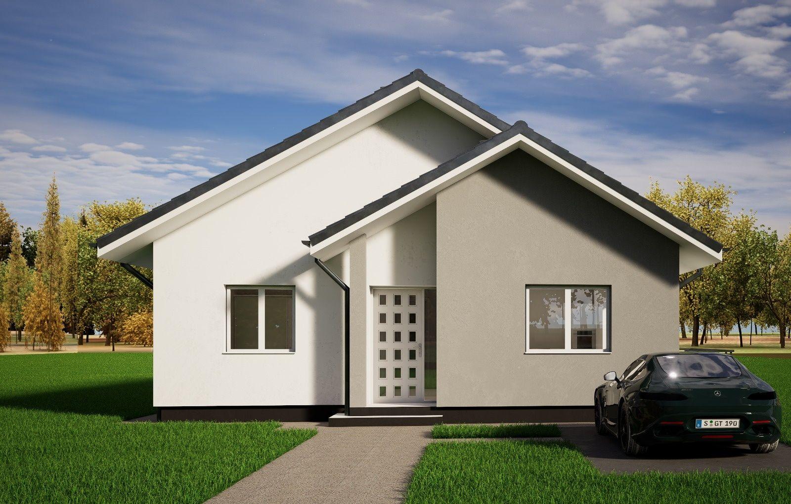 Casa plan Parter,90 mp,HLINCEA,teren 334 mp.