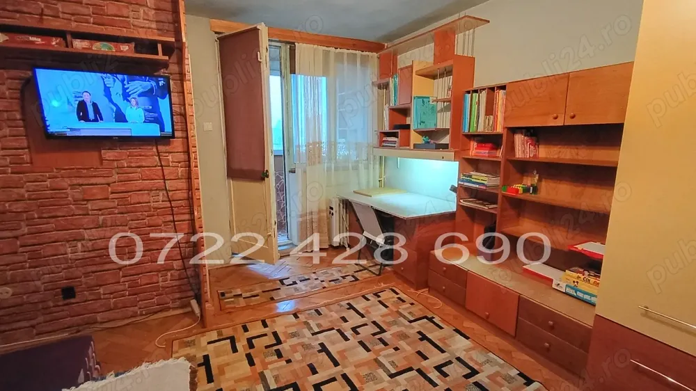 Apartament 1 camera, Vasile Lupu, Flora, 30 mp, mobilat, utilat