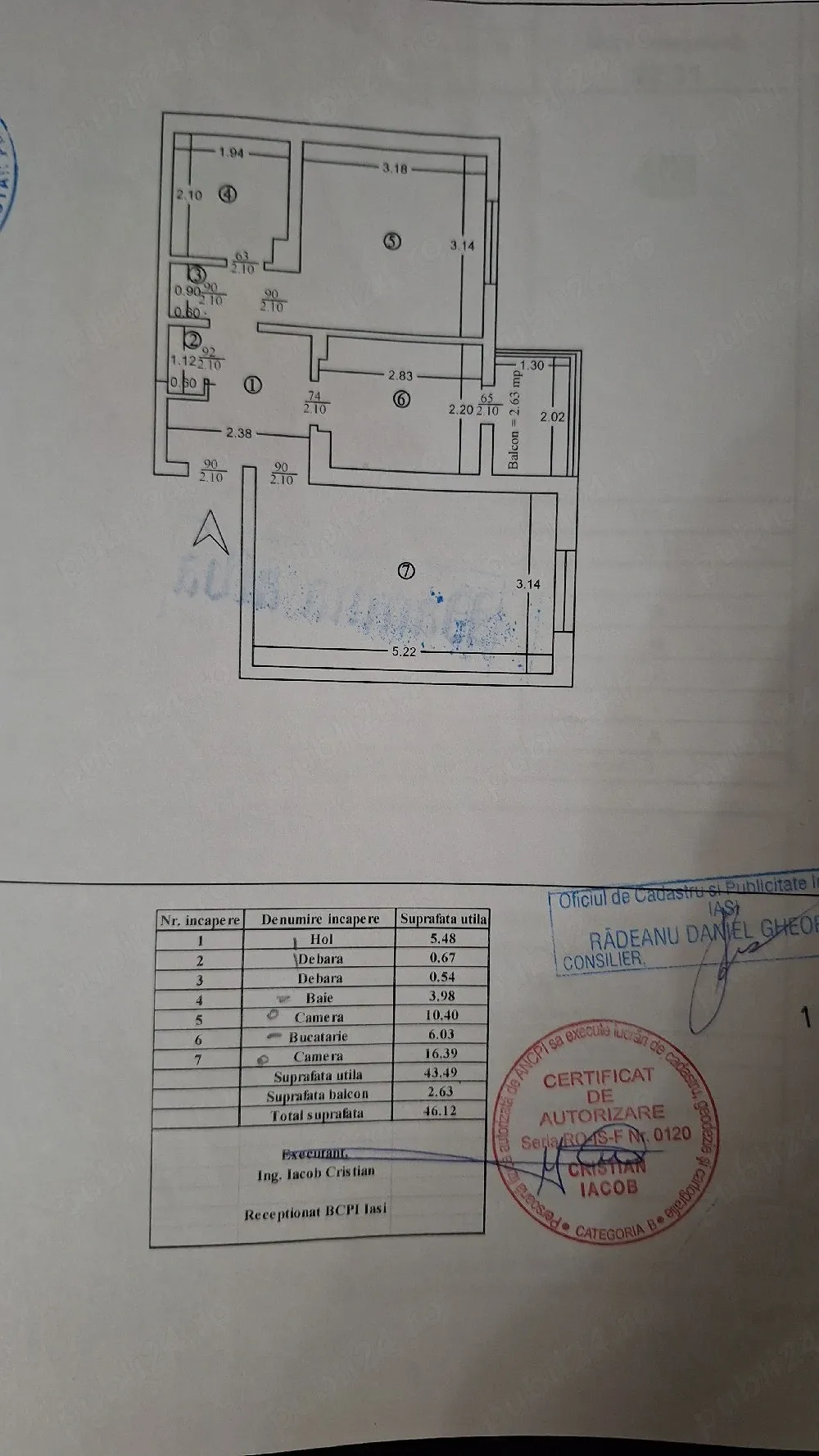 Persoana fizica vand apartament 2 cam D