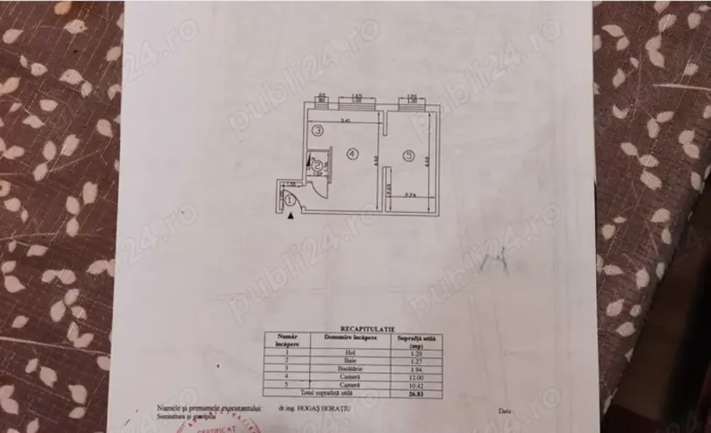 Apartament de vânzare