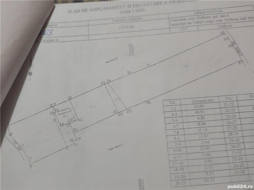 Casa și teren Iași valea lunga 4 km de tatarasi