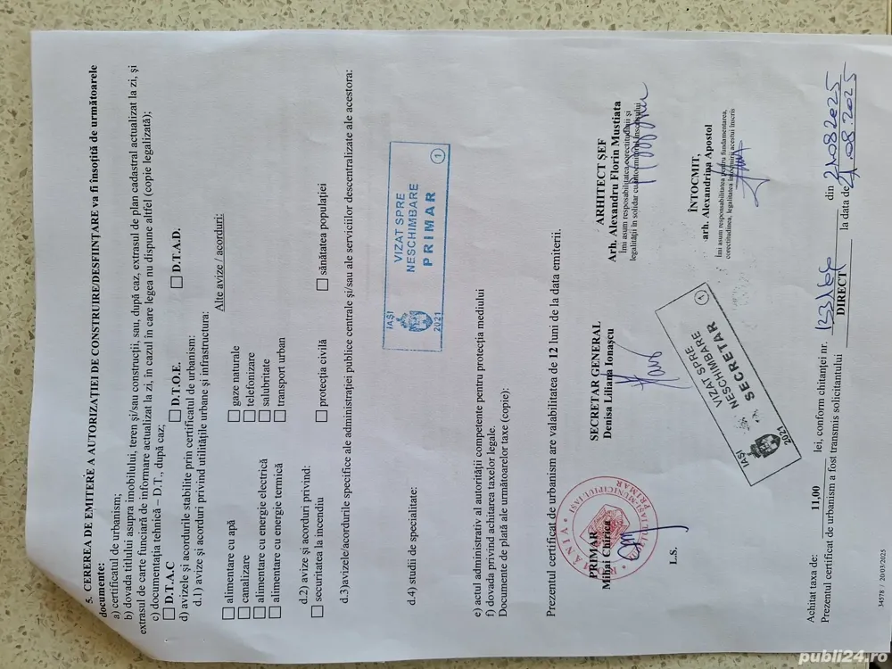 teren cu casă în Iași pe strada Smârdan