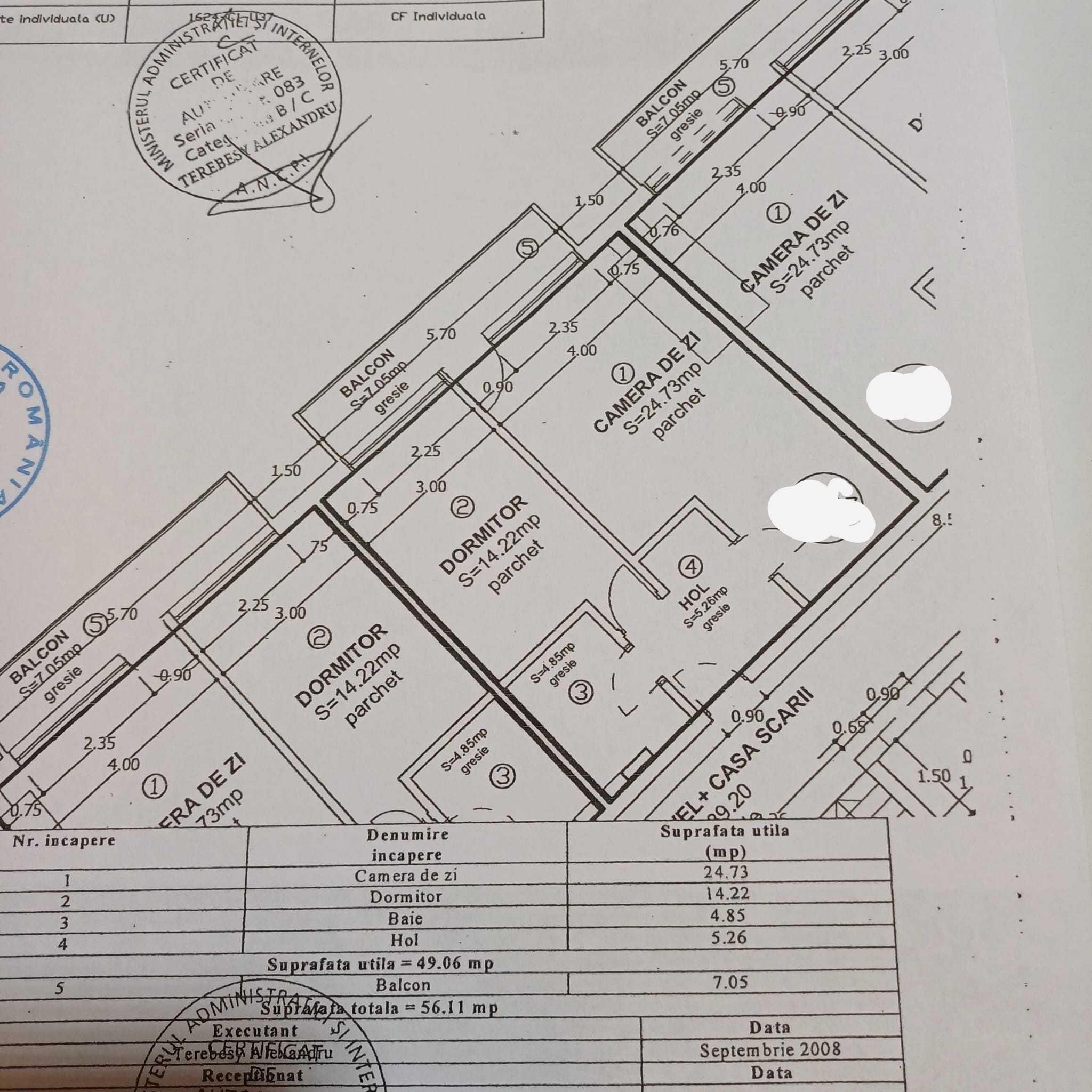 Apartament 2 camere Baciu - imagine 1