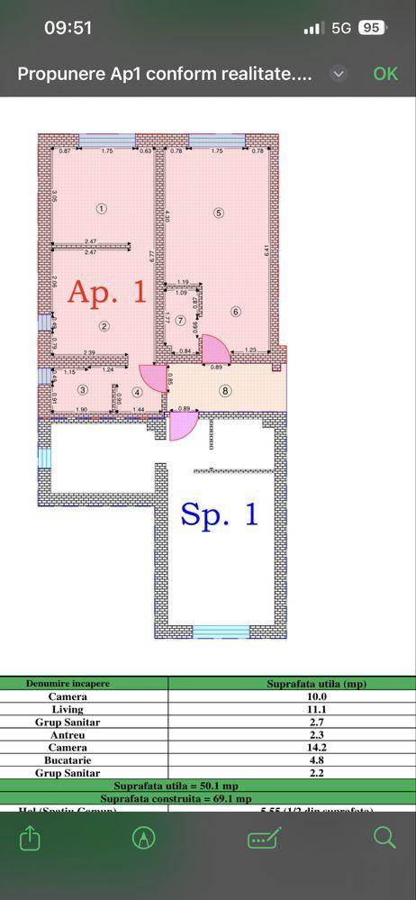 De vanzare Apartament + garsoniera