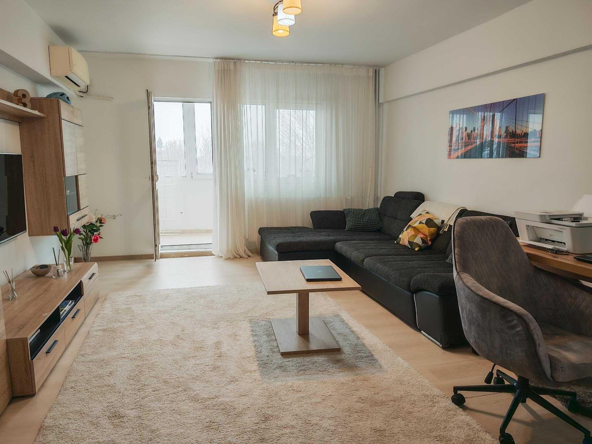 Apartament 3 camere Băneasa – vedere către Parcul Herăstrău, luminos, spațios - imagine 1